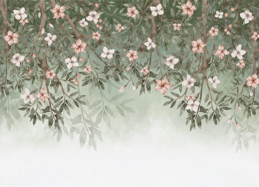 Floral Blossom Wallpaper Mural