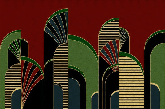 Vintage Deco Archway Wallpaper Mural
