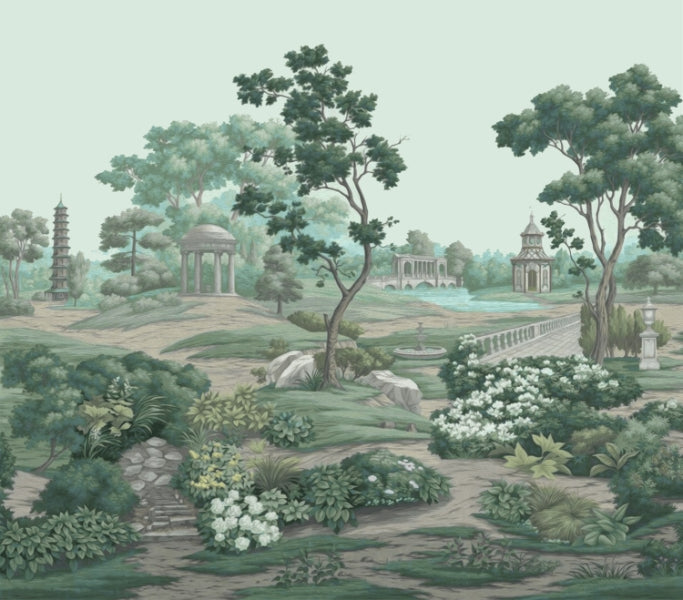 Serene Garden Wall Mural