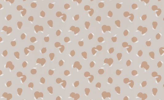 Chic Peach Blooms Wall Mural