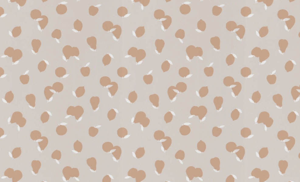 Chic Peach Blooms Wall Mural