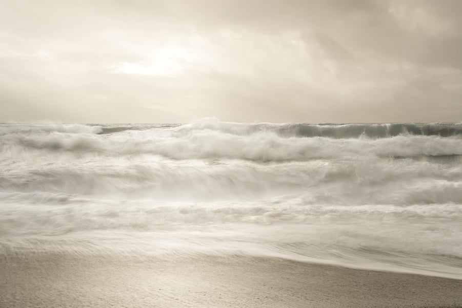 Stormy Sea Foam Wallpaper Mural