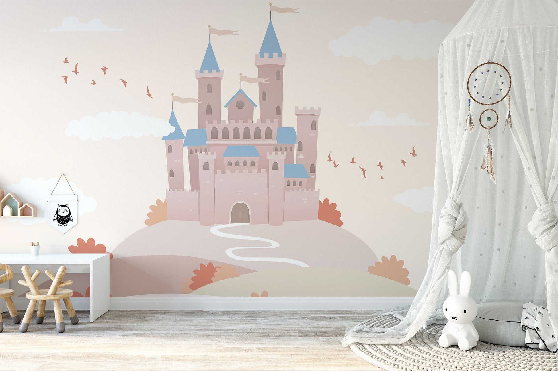 Castle Kingdom Wallpaper Mural - Wallanza