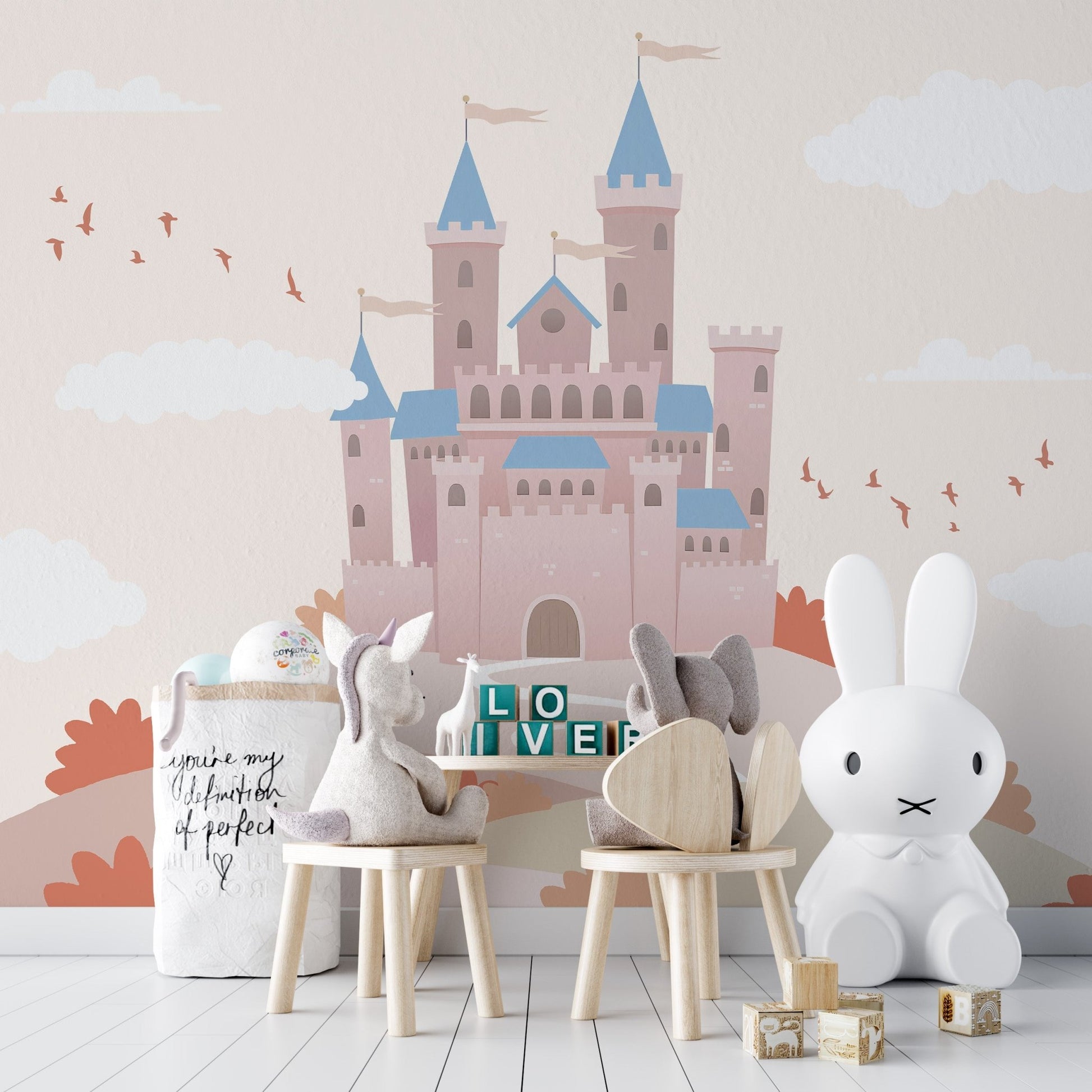 Castle Kingdom Wallpaper Mural - Wallanza