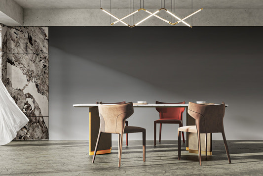 Modern wall mural with monochromatic charcoal color transition.