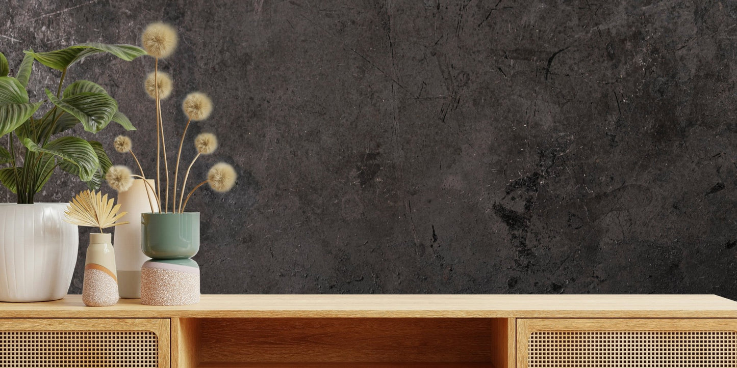 Charred Texture Wall Mural - Wallanza