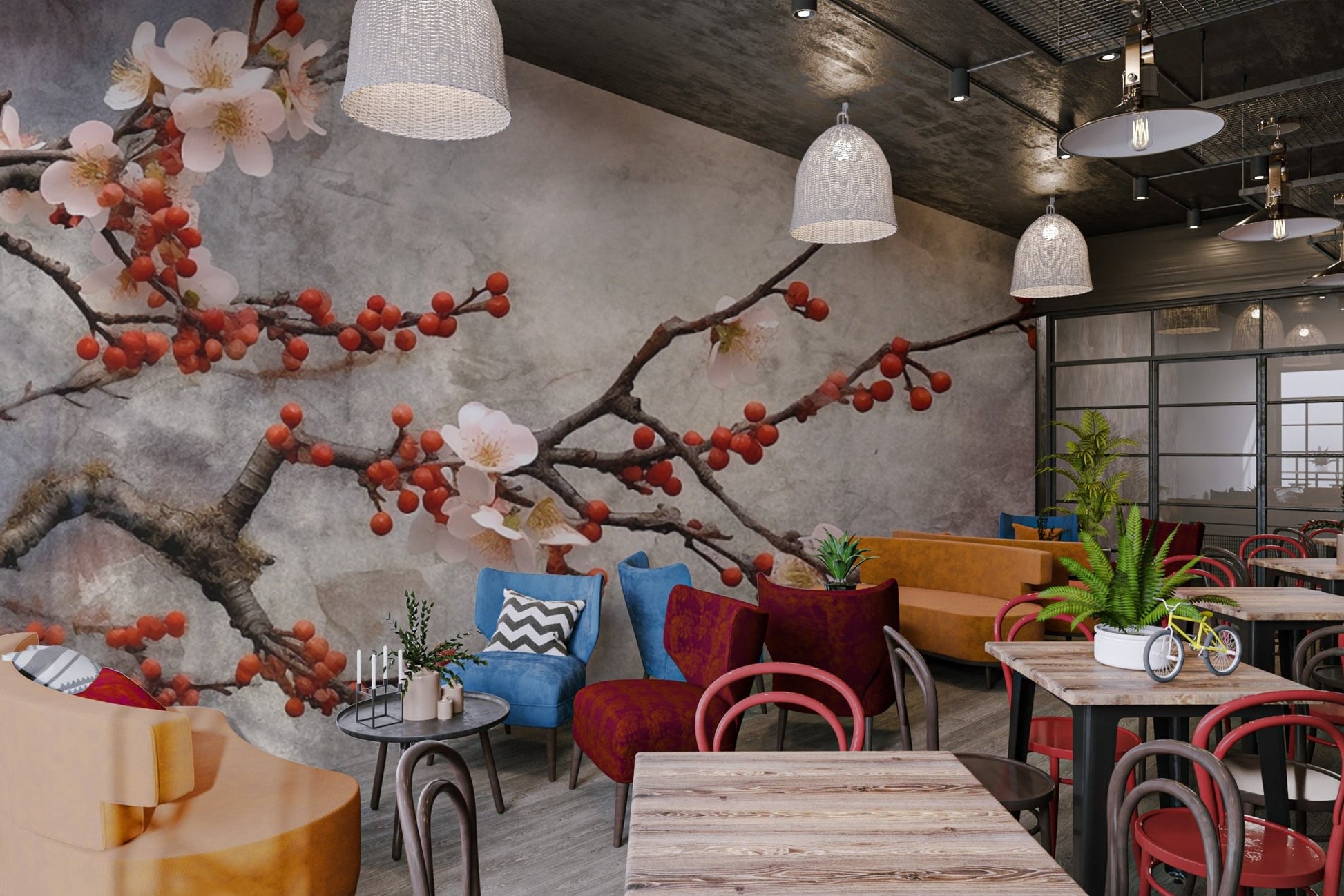 Cherry Blossom Branch Wallpaper - Wallanza