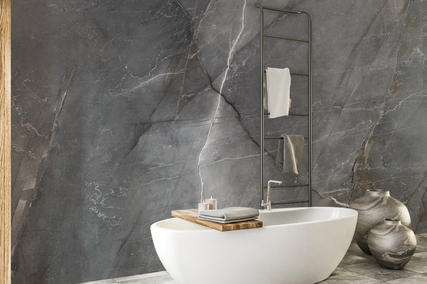 Chic Marble Texture Wallpaper Mural - Wallanza