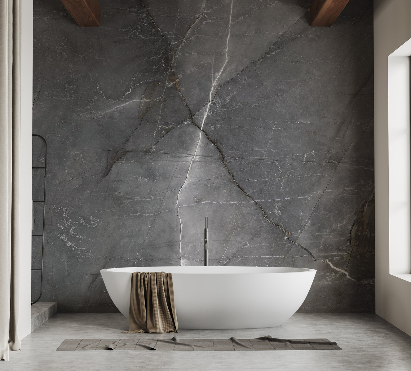 Chic marble texture mural for elegant decor
