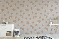 Chic Peach Blooms Wall Mural - Wallanza
