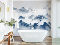 Chinese Ink Wash Landscape Wall Mural - Wallanza