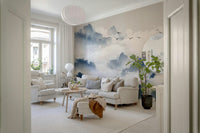 Chinese Ink Wash Landscape Wall Mural - Wallanza