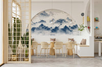 Chinese Ink Wash Landscape Wall Mural - Wallanza