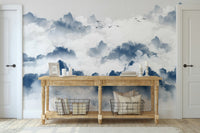 Chinese Ink Wash Landscape Wall Mural - Wallanza