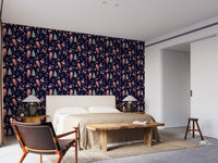 Christmas Dance Parade Wallpaper Mural for bedroom walls