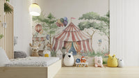 Circus Tent Kids Wallpaper Mural - Wallanza