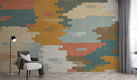 Colorful Bricks Wallpaper Mural - Wallanza
