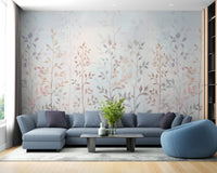 Beautiful Long Grass Field Mural for Large living room.