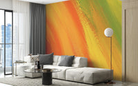 Colorful Rainbow Wall Mural for Vibrant Living room.