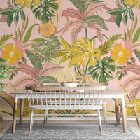 Colorful Tropical Leaves Wallpaper - Wallanza