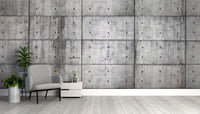 Concrete Block Wall Mural - Wallanza