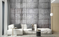 Concrete Block Wall Mural - Wallanza