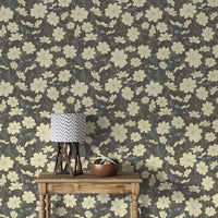 Sophisticated flower wallpaper for modern home styling projects.