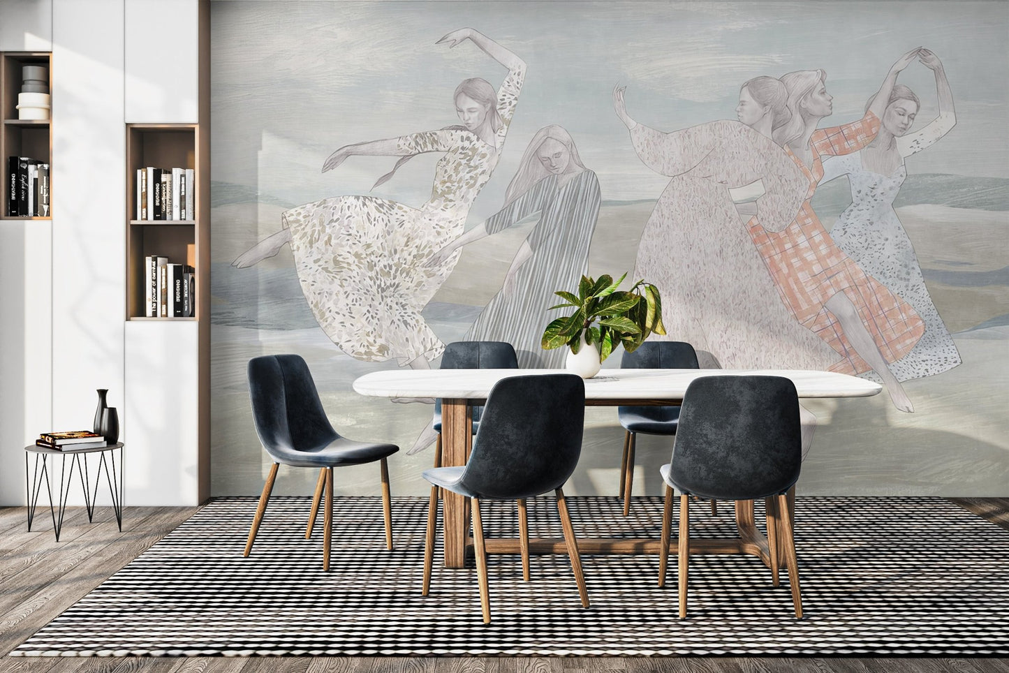 Dancing Girls Wallpaper Mural - Wallanza