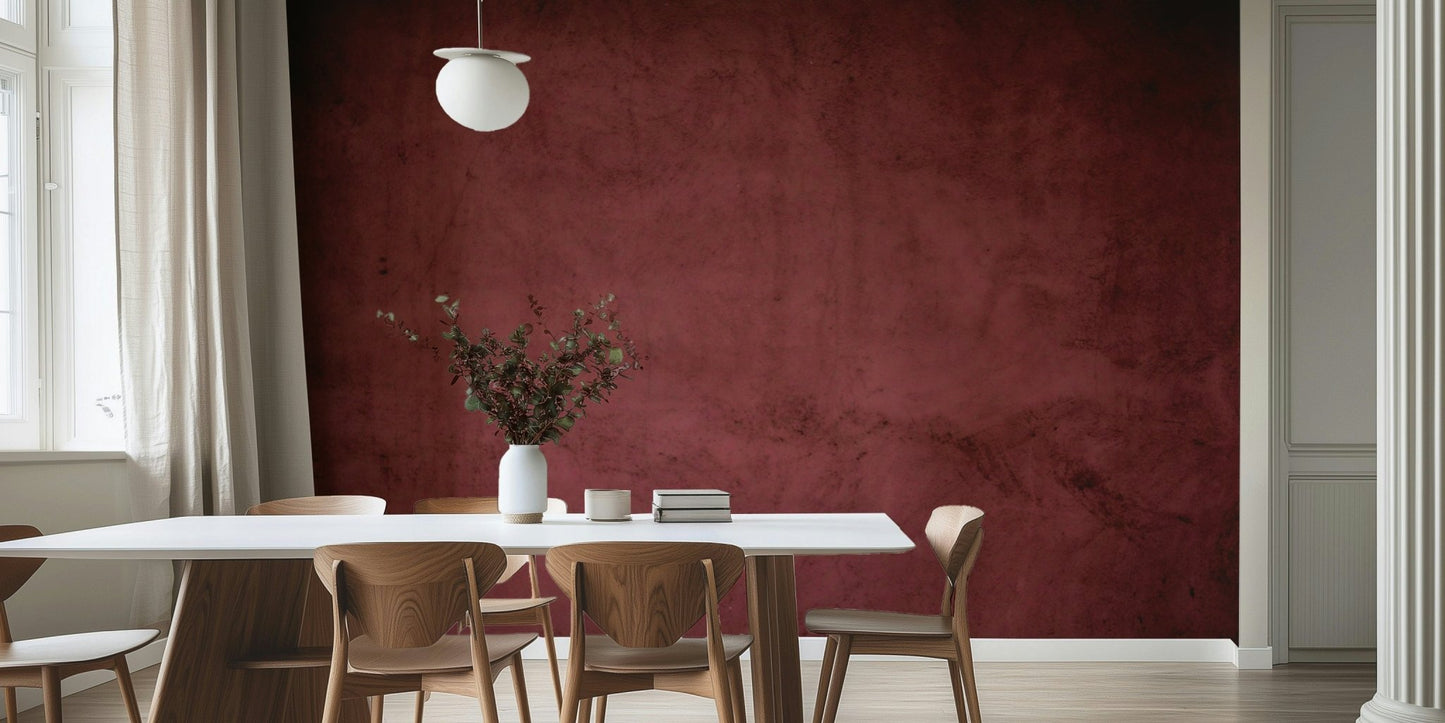 Deep Burgundy Texture Wall Mural - Wallanza