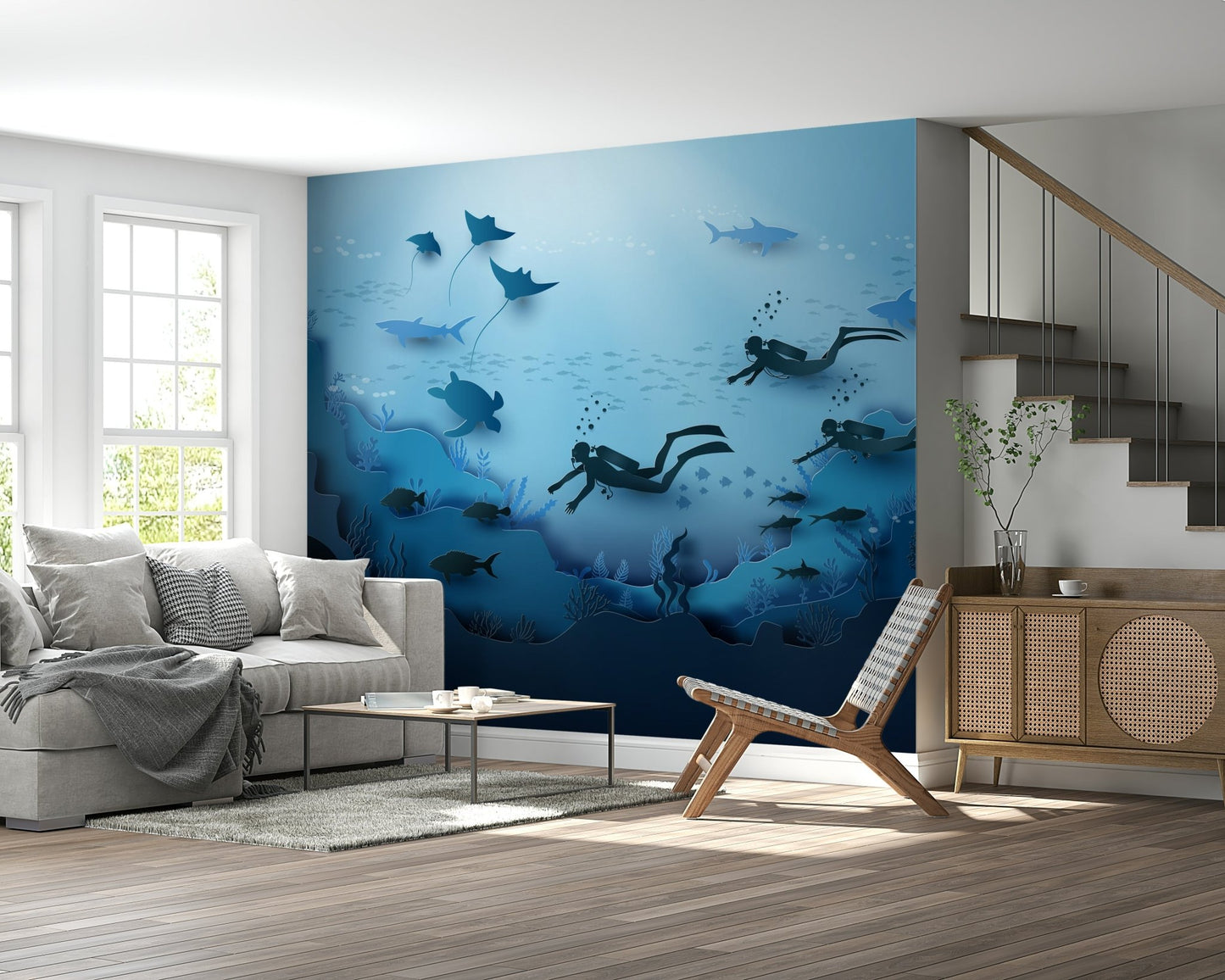 Deep Ocean Wall Mural - Wallanza