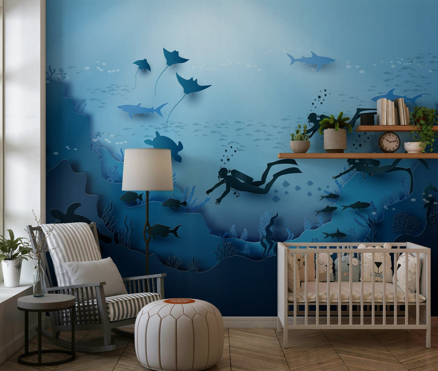 Deep Ocean Wall Mural - Wallanza