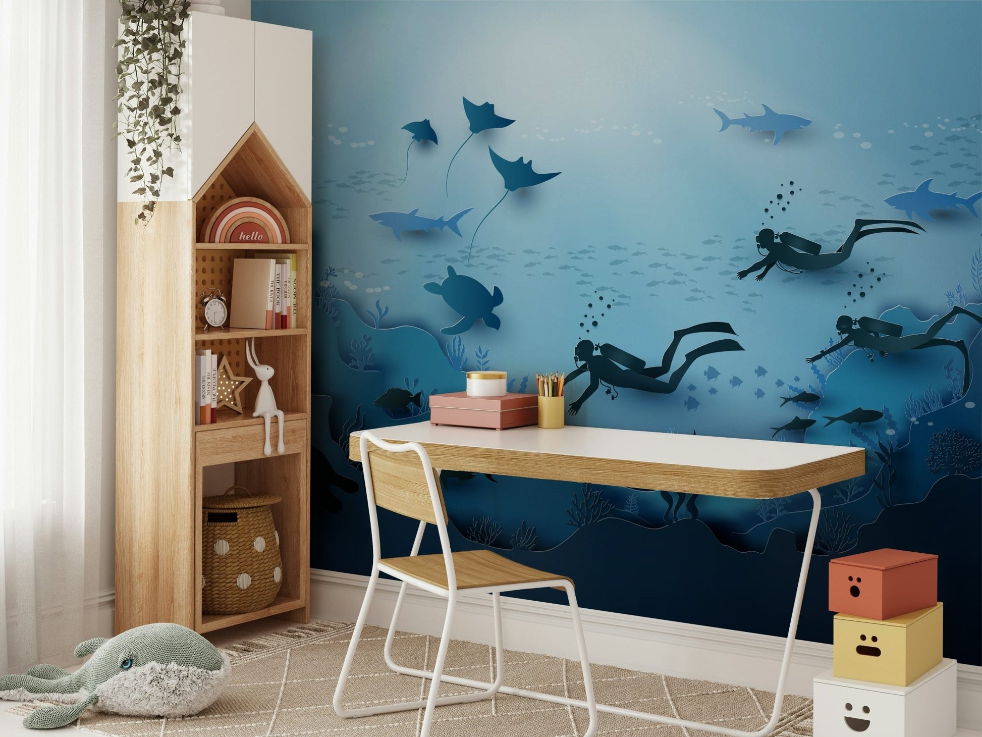Deep Ocean Wall Mural - Wallanza
