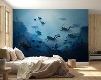 Deep Ocean Wall Mural - Wallanza