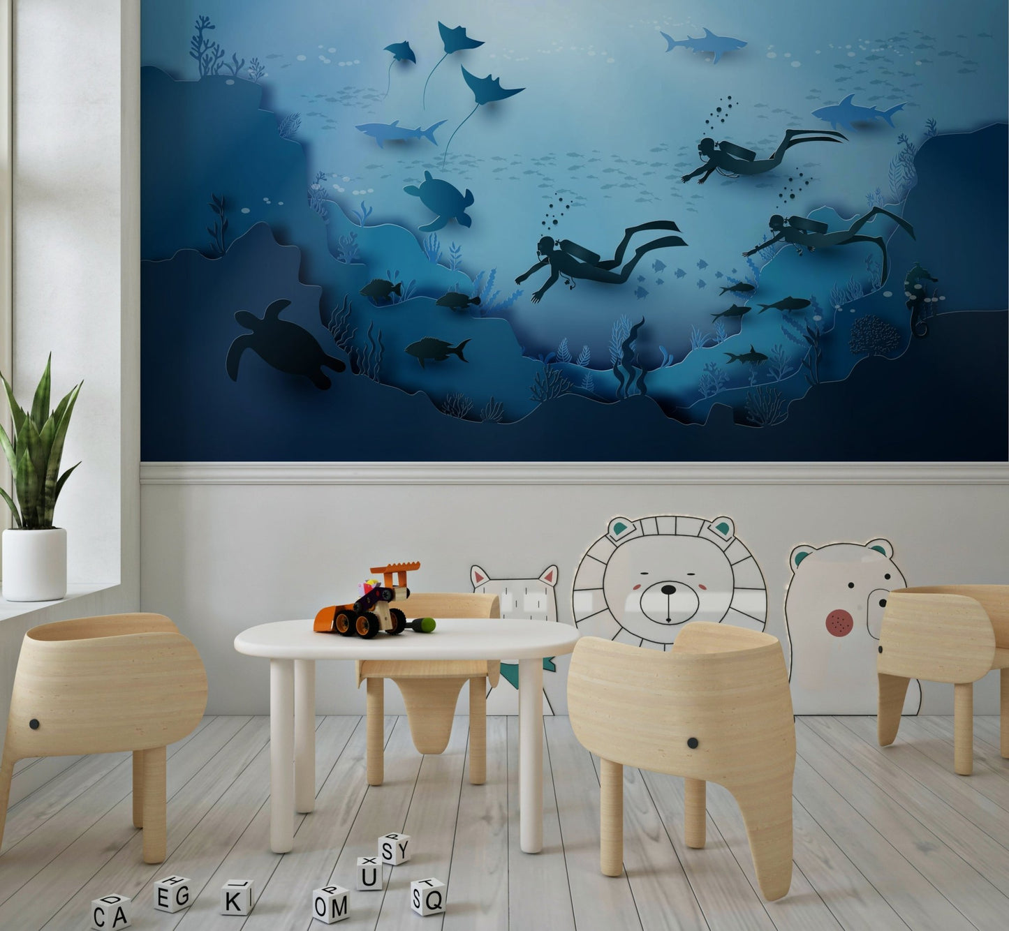 Deep Ocean Wall Mural - Wallanza