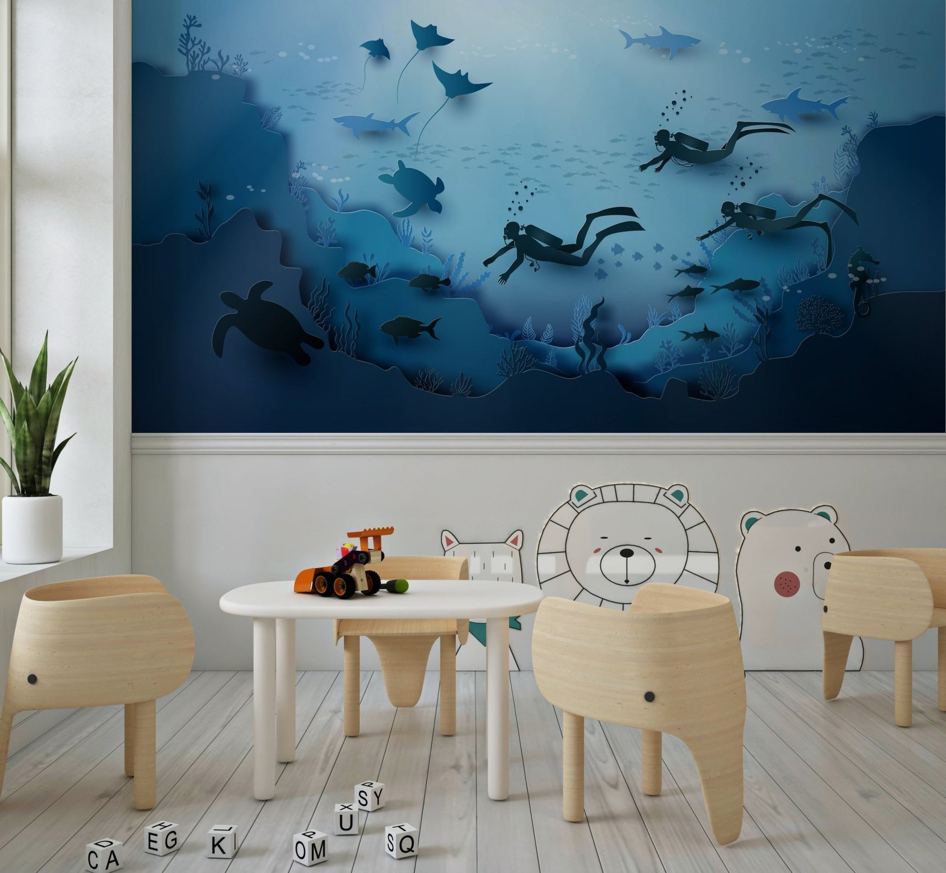 Deep Ocean Wall Mural - Wallanza
