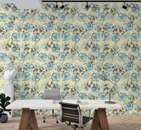 Delicate Floral Wallpaper Mural - Wallanza