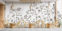 Delicate Wildflower Wallpaper Mural - Wallanza