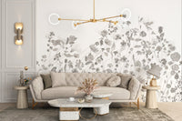 Delicate Wildflower Wallpaper Mural - Wallanza