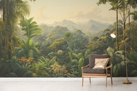 Dense Green Tropical Rainforest Wallpaper - Wallanza
