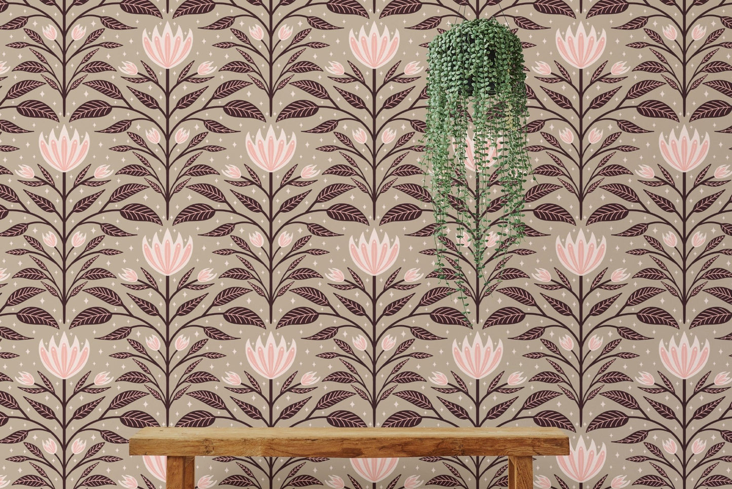 Diamond Bloom Large Wall Mural - Wallanza