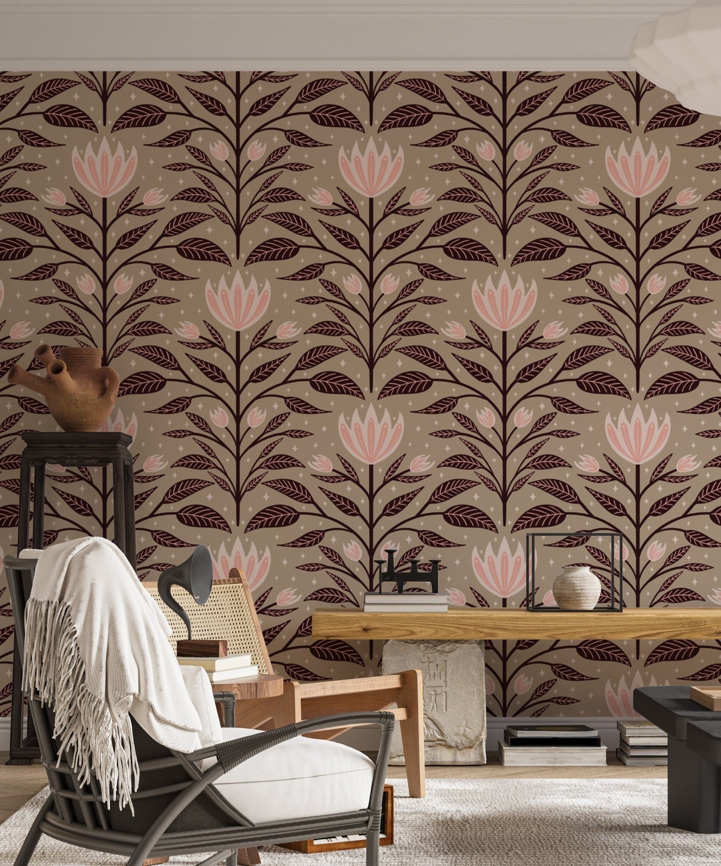 Diamond Bloom Large Wall Mural - Wallanza