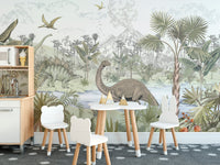 Dinosaur Valley Wallpaper Mural - Wallanza