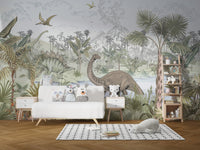 Dinosaur Valley Wallpaper Mural - Wallanza