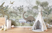 Dinosaur Valley Wallpaper Mural - Wallanza