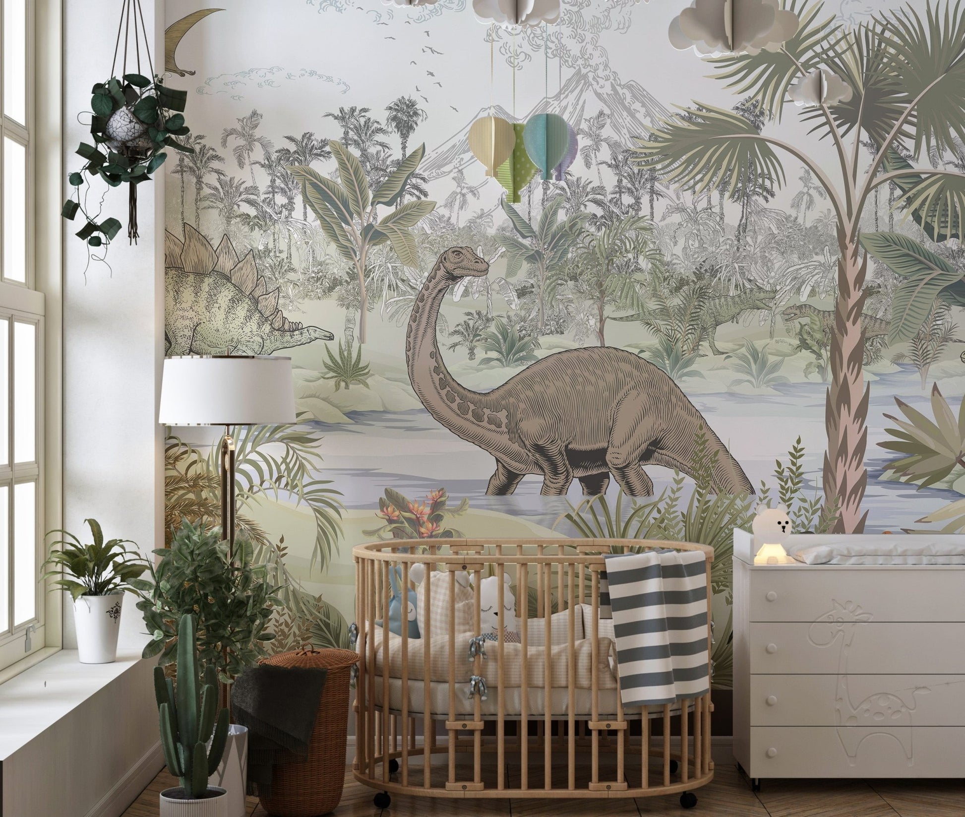 Dinosaur Valley Wallpaper Mural - Wallanza