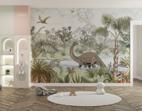 Dinosaur Valley Wallpaper Mural - Wallanza