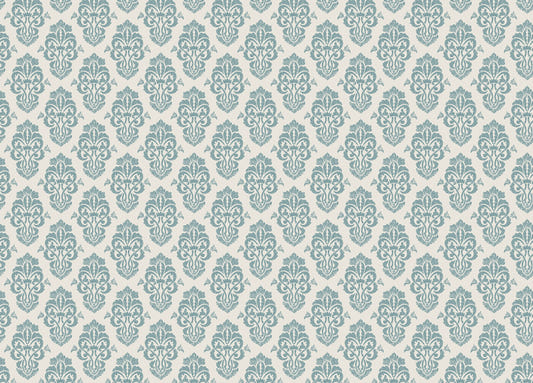 Ornamental Damask Delight Repeat Pattern Wallpaper