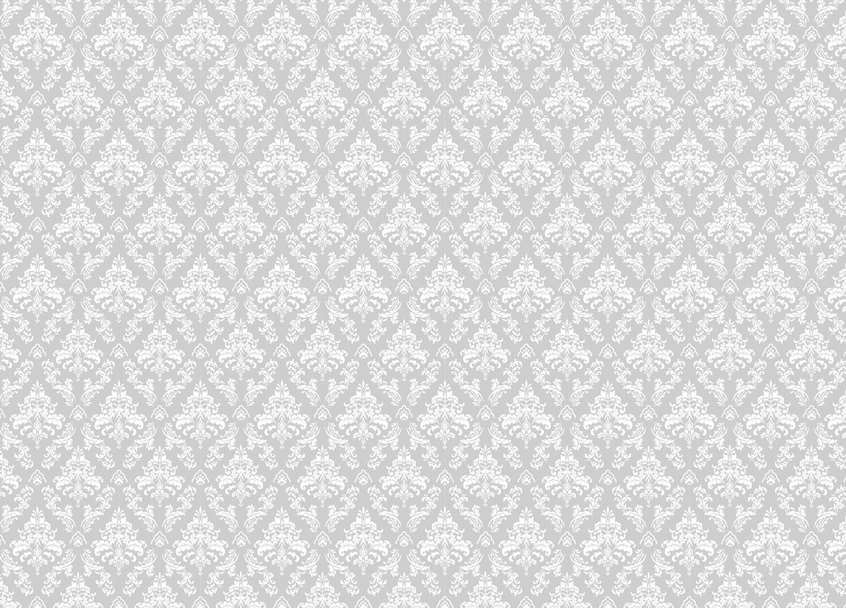 White Color Mini Damask Design Wallpaper For Walls in your room — zoomed