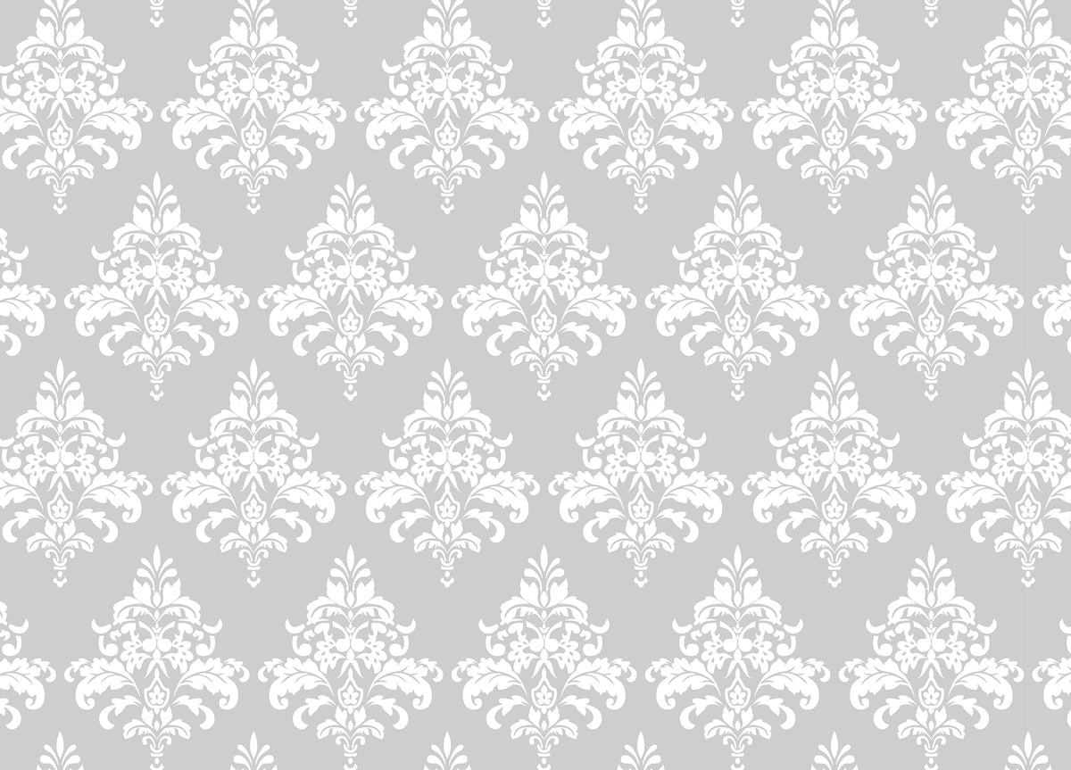 White Damask Pattern Wallpaper For Living Room in your room