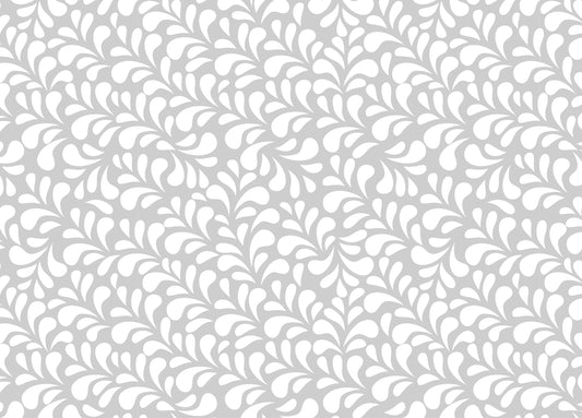 Vector Seamless White Drops Damask Wallpaper